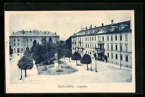 AK Reutlingen, Partie am Listplatz