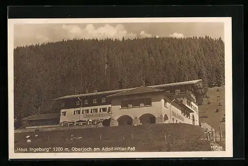 AK Oberjoch am Pass, Blick auf Haus Ingeburg