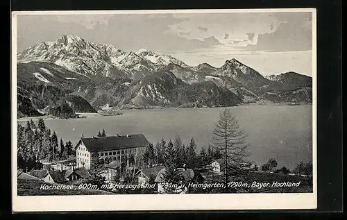 AK Kochel am See, Herzogstand, Heimgarten