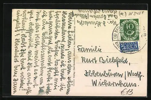 AK Bad Sooden /Werra, Altes Tor mit Uhr