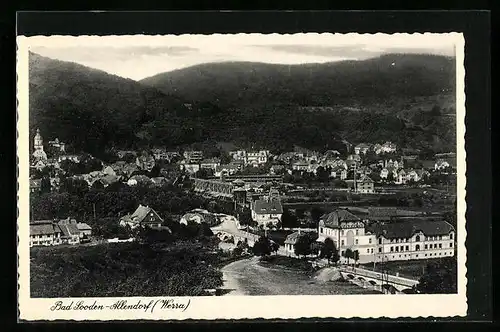 AK Bad Sooden-Allendorf /Werra, Gesamtansicht aus der Vogelschau