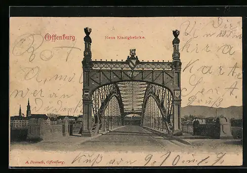 AK Offenburg, Neue Kinzigbrücke