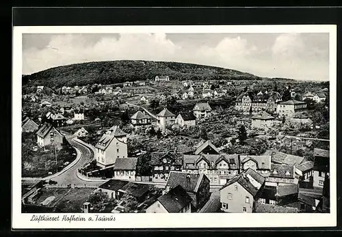 AK Hofheim a. Taunus, Ortspartie mit Strasse