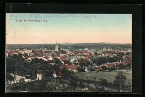 AK Radeburg i. Sa., Teilansicht