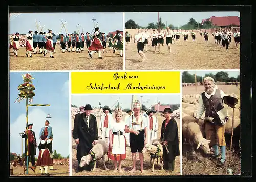 AK Markgröningen, Ansichten vom Schäferlauf