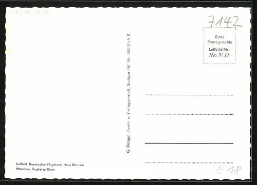 AK Marbach /Neckar, Hörnle, Fliegeraufnahme