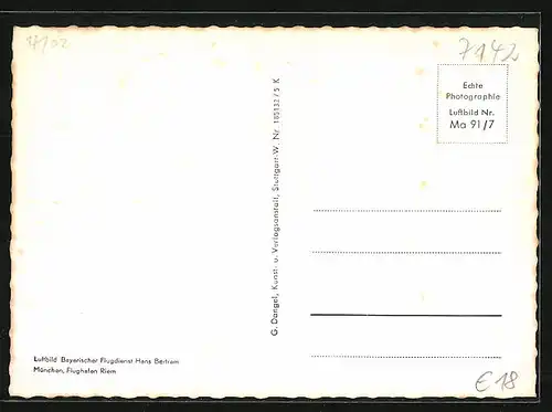 AK Marbach /Neckar, Hörnle, Fliegeraufnahme