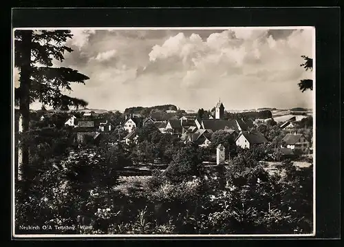 AK Neukirch bei Tettnang, Ortsansicht mit Kirche