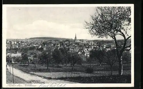 AK Höhr bei Koblenz, Ortsansicht mit Kirche