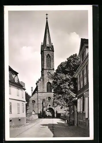 AK Lahr im Schwarzwald, An der Stiftkirche