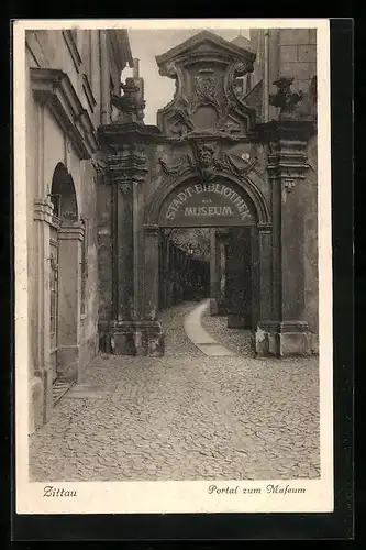 AK Zittau, Portal zum Museum