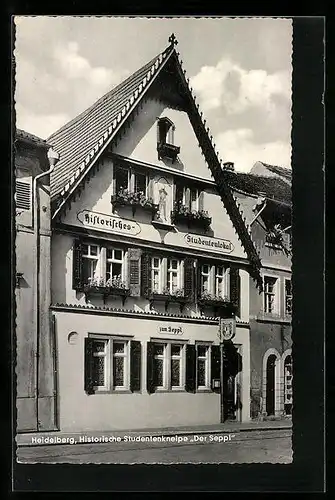 AK Heidelberg, Historische Studentenkneipe Der Seppl