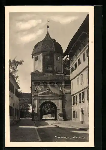 AK Memmingen, Blick auf das Westertor