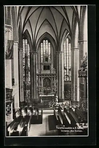 AK Fürstenwalde a. d. Spree, Inneres des Domes