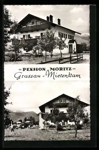 AK Grassau-Mietenkam, Gasthaus Pension Moritz