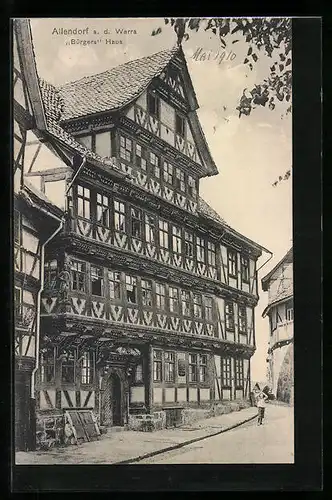 AK Allendorf a. d. Werra, Bürgers Haus