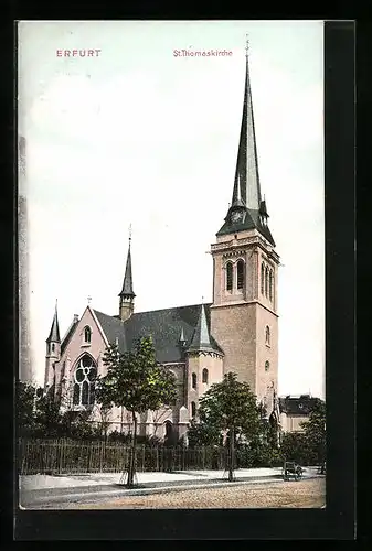 AK Erfurt, Blick auf die St. Thomaskirche