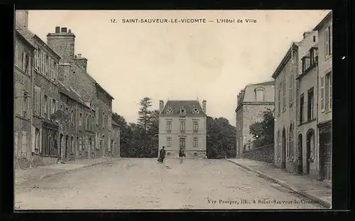 AK Saint-Sauveur-le-Vicomte, L`Hotel de Ville