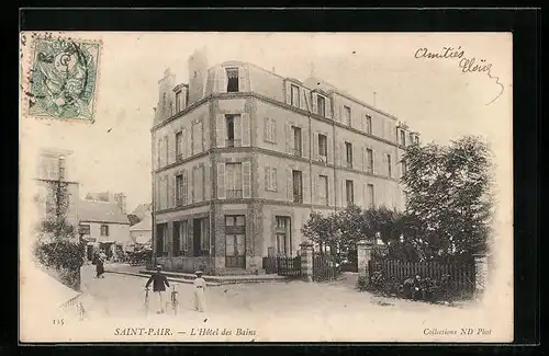 AK Saint-Pair, L`Hotel des Bains
