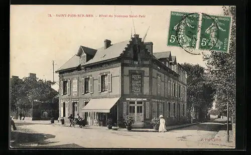 AK Saint-Pair-Sur-Mer, Hôtel du Nouveau Saint-Pair