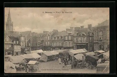 AK Brecey, Place du Marché