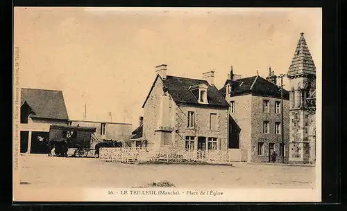 AK Le Teilleul, Place de l`Église