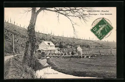AK Villedieu, Usine Électrique, Vue Générale