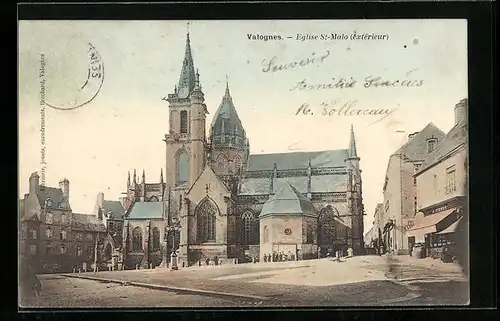 AK Valognes, Eglise St-Malo