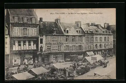 AK Valognes, Le Marche aux legumes, Place Vicq-d`Azir