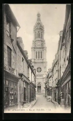 AK Avranches, Rue des Trois Rois