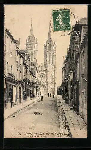 AK Saint-Hilaire-du-Harcouet, Rue de la Motte
