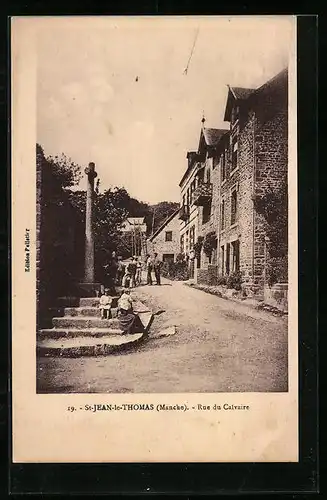 AK St. Jean-le-Thomas, Rue du Calvaire