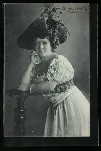 AK Die Musikerin Anny Hencke, Soubrette
