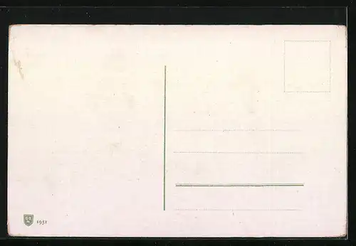 AK Korb mit frischen Pfirsichen