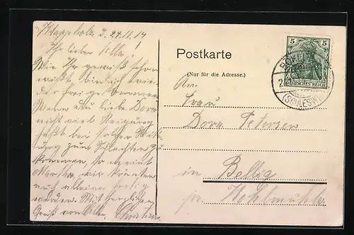 AK Schleswig, Partie in der Langestrasse