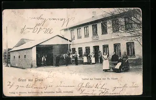 AK Treia, Gasthof zur Treene von Th. Nissen