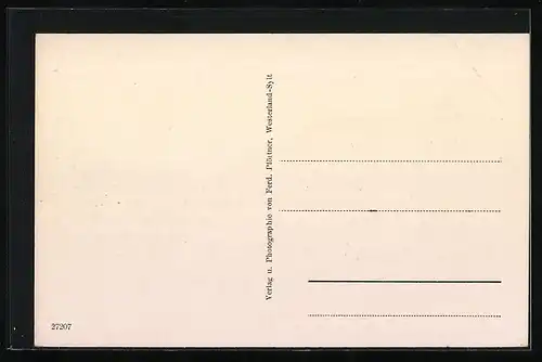 AK Westerland /Sylt, Hotel Deutscher Kaiser, Bes.: Hugo Hast