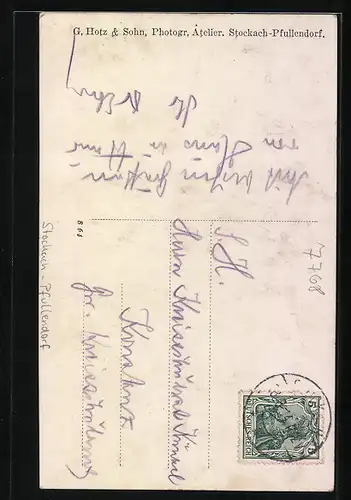 AK Stockach-Pfullendorf, Drei Herren vor einem Fachwerkhaus