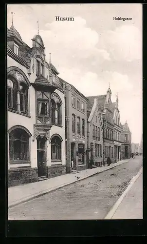 AK Husum, Partie in der Hohlegasse