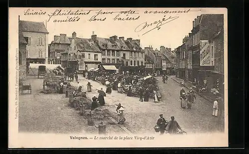 AK Valognes, Le marche de la place Vicq-d`Azir