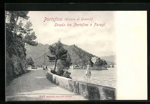 AK Portofino, Strada tra Portofino e Paragi