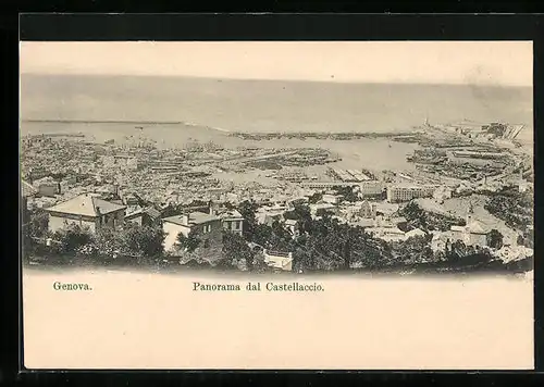 AK Genova, Panorama dal Castellaccio