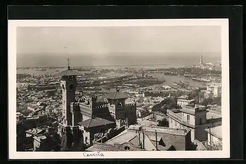 AK Genova, Panorama der Stadt