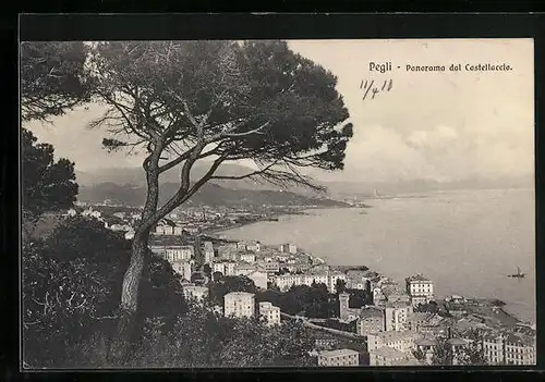 AK Pegli, Panorama dal Castellaccio