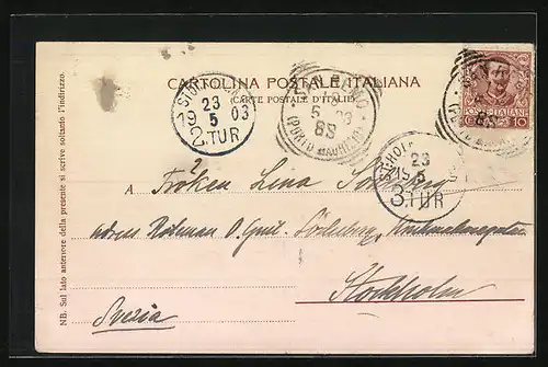 AK San Remo, La Promenade