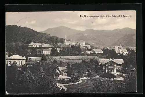 AK Pegli, Panorama della Villa Pallavicini-Durazzo