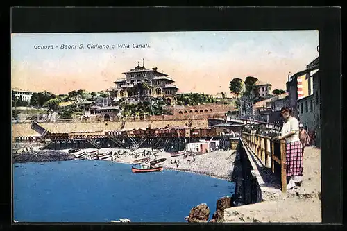 AK Genova, Bagni S. Giuliano e Villa Canali