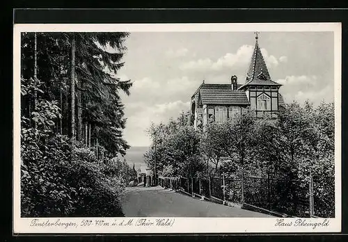AK Finsterbergen, Hotel Haus Rheingold