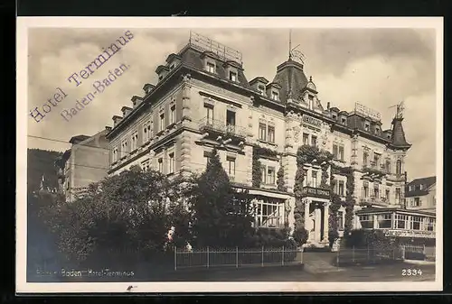 AK Baden-Baden, Hotel Terminus