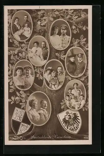 AK Deutschlands Kaiserhaus